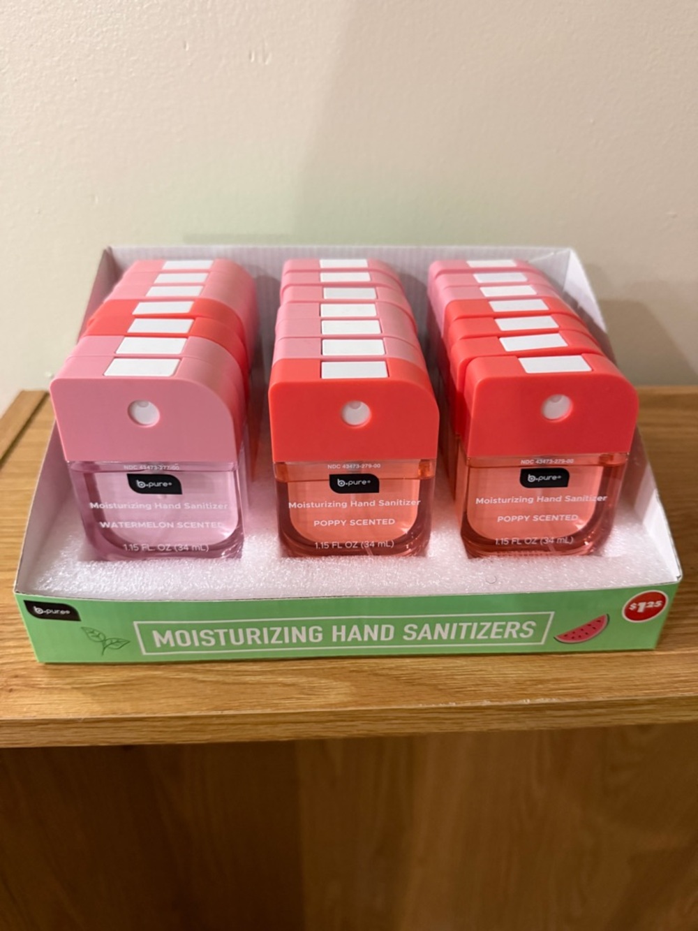 moisturizing hand sanitizer - pink & coral -